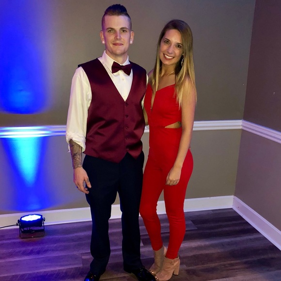 Red Jumpsuit - Picture 1 of 6